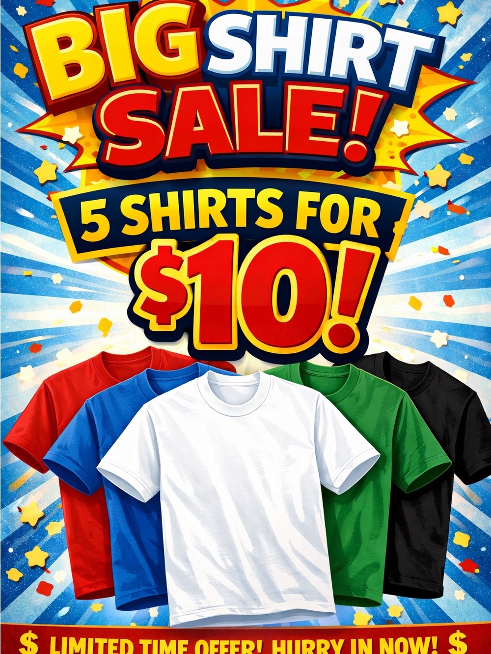 BIG SHIRT SALE sweaters… T-shirts.. any shirt